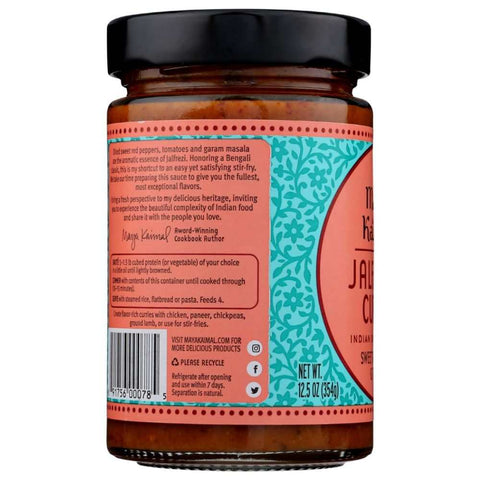 Jalfrezi Curry Indian Simmer Sauce 12.5oz MAYA KAIMAL