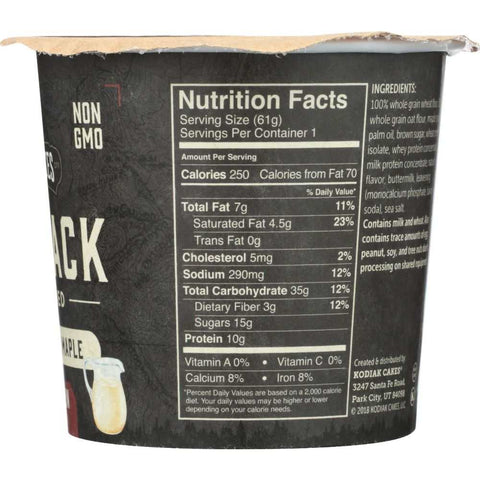 Buttermilk & Maple Protein-Packed Flapjack Cup KODIAK