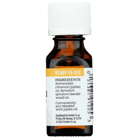 Sandalwood In Jojoba Oil Essential Oil 0.5 oz Aura Cacia