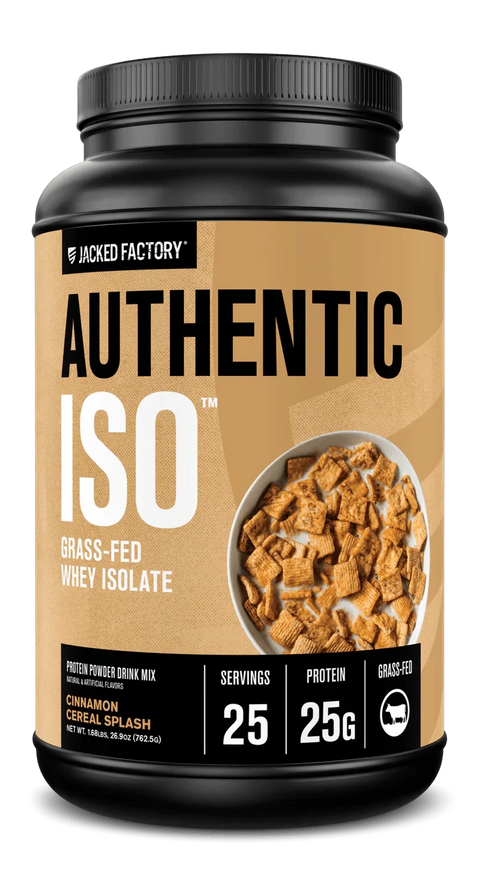 Jacked Factory Authentic ISO Grass-Fed Whey Protein Isolate