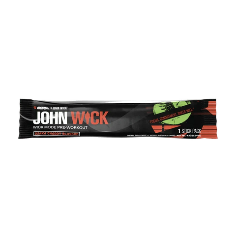 Jacked Factory X John Wick - Wick Mode Pre-Workout Stick Packs