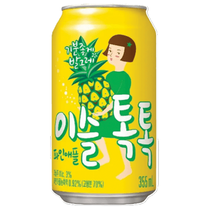 Pineapple Sparkling Soju 355ML Jinro TokTok