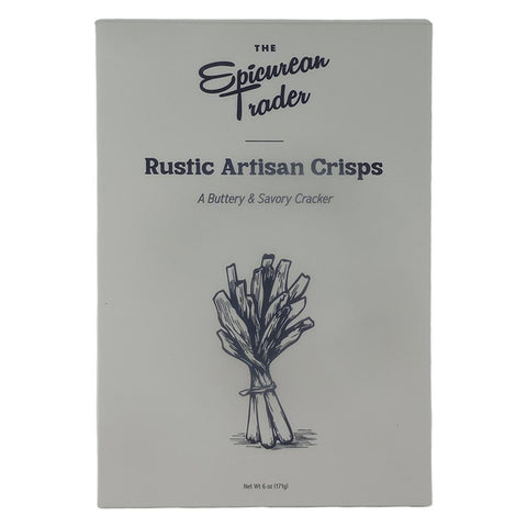 Rustic Artisan Salty Flaky Crisps 6OZ The Epicurean Trader