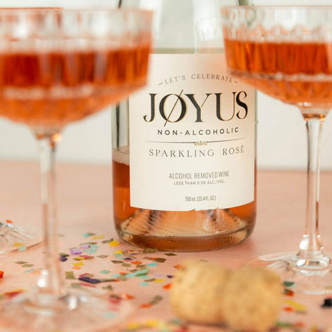 Non-Alcoholic Sparkling Rosé Sparkling Wine Jøyus
