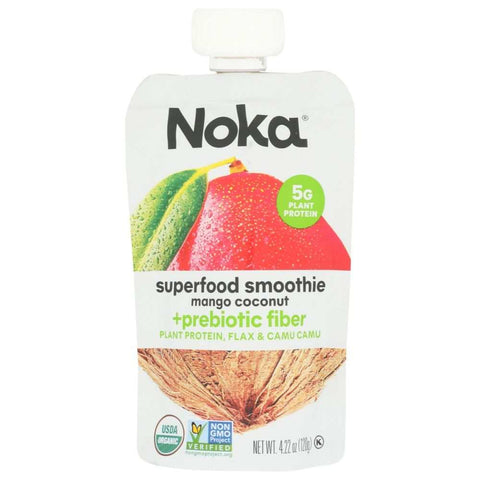 NOKA Mango Coconut Superfood Smoothie Natural Superfood Pouch