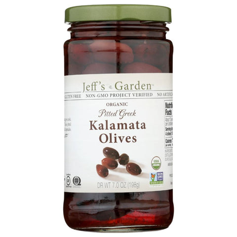 Organic Pitted Greek Kalamata Olives 7 oz JEFFS GARDEN