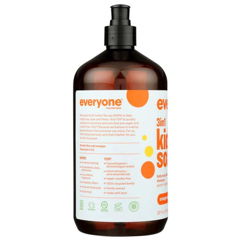 Orange Squeeze Gentle 3in1 Kids Soap EVERYONE 32 oz