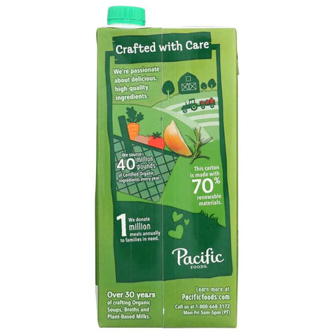 Low Sodium Organic Free Range Chicken Broth 32 oz Pacific Foods