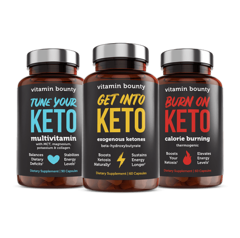 Keto Shred Starter Stack Boost Keto Levels Supplement Vitamin Bounty