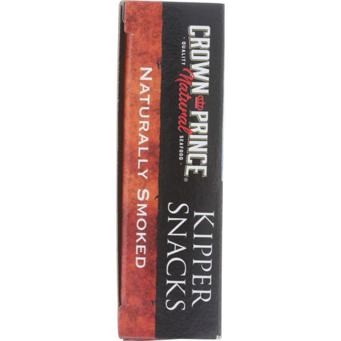 Naturally Smoked Kipper Snacks 3.25 oz Product CROWN PRINCE