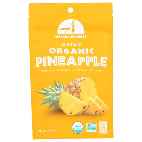 Dried Fruit Organic Pineapple Tropical Fruit Blend Snack MAVUNO HARVEST