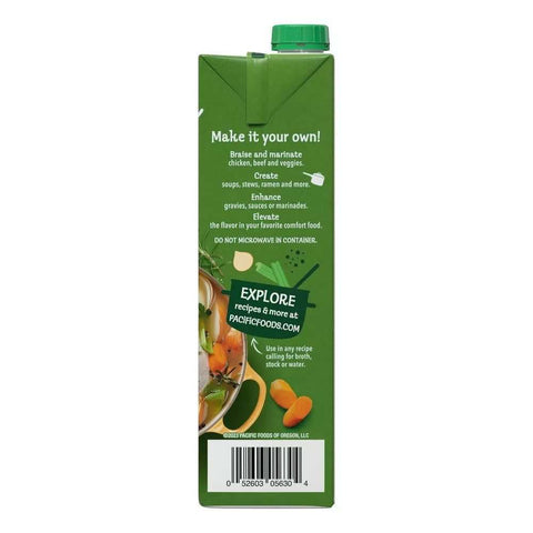 Organic Chicken Stock 32 oz Broth Pacific Foods