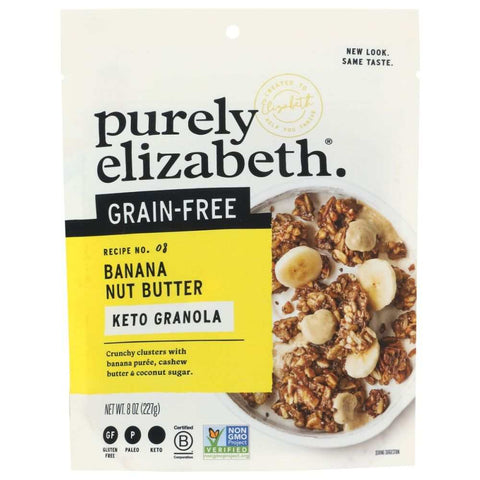Granola Grain Free Banana Nut Butter 8 oz Purely Elizabeth
