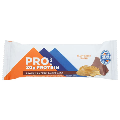Peanut Butter Chocolate Protein Bar Plant Protein PROBAR 2.46 oz