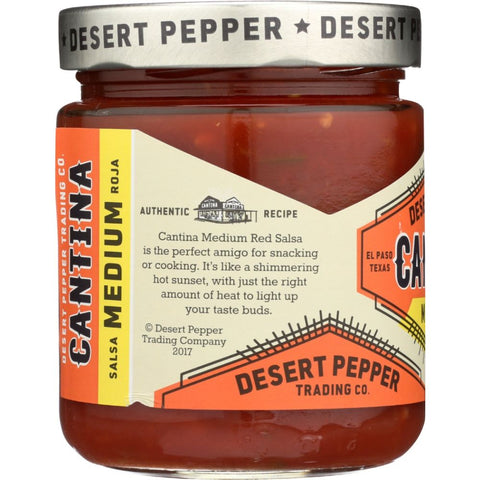 Salsa Cantina Medium Red Salsa 16 oz DESERT PEPPER