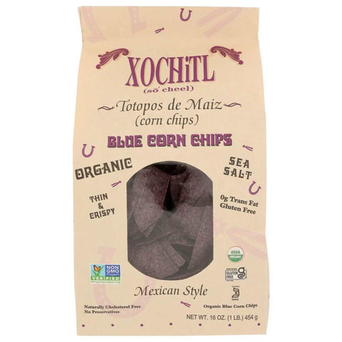 Organic Blue Corn Key Attribute Corn Chips XOCHITL