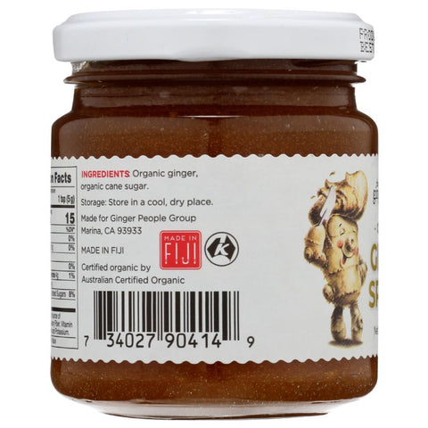 Organic Ginger Spread 8.5 oz Paste THE GINGER PEOPLE