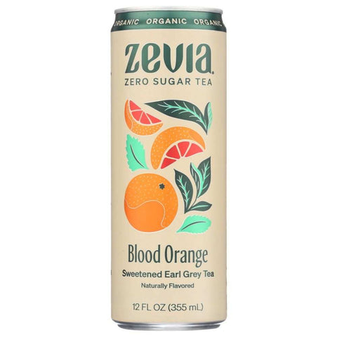 Zevia Organic Earl Grey Tea Blood Orange Ready-to-Drink Tea