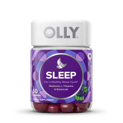Restful Sleep Blackberry Zen Flavor Supplement Gummy 50ea OLLY