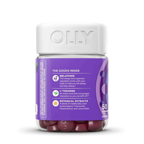Restful Sleep Blackberry Zen Flavor Supplement Gummy 50ea OLLY