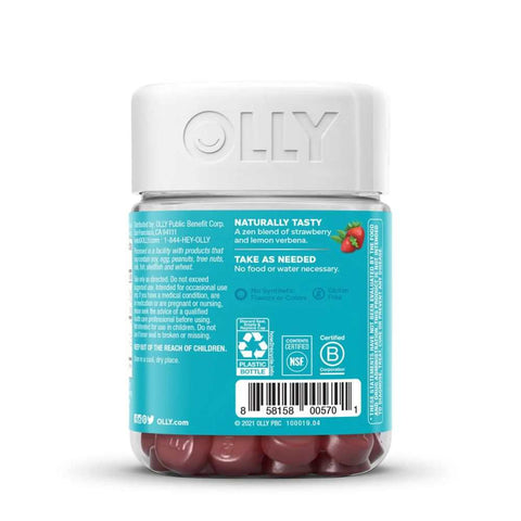 Stress Relief Fast-Acting Gummies OLLY Supplement Goodbye Stress