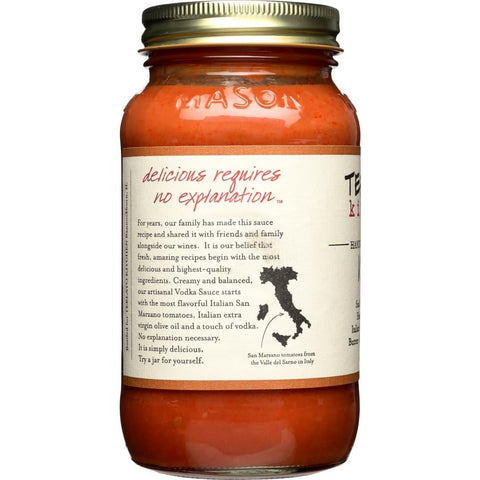 Vodka Small Batch Sauce 24 oz Terlato Kitchen