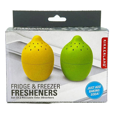 Fridge & Freezer Fresheners Lemon Lime Baking Soda Containers Kikkerland Design