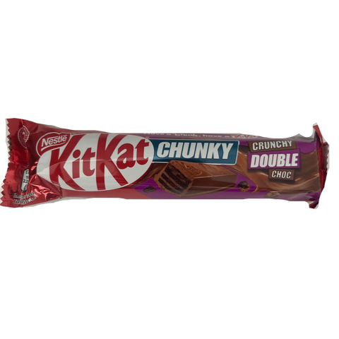 KitKat Chunky Double Chocolate – Extra Chocolate Wafer Bar 42g (UK)