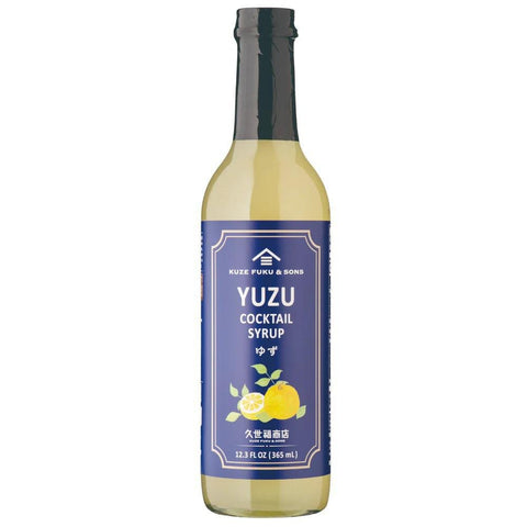 Yuzu Cocktail Syrup 12.3OZ Kuze Fuku & Sons