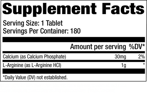 GAT Sport L-Arginine 180 Tablets | Nitric Oxide Booster for Muscle Pumps, Blood Flow & Workout Performance