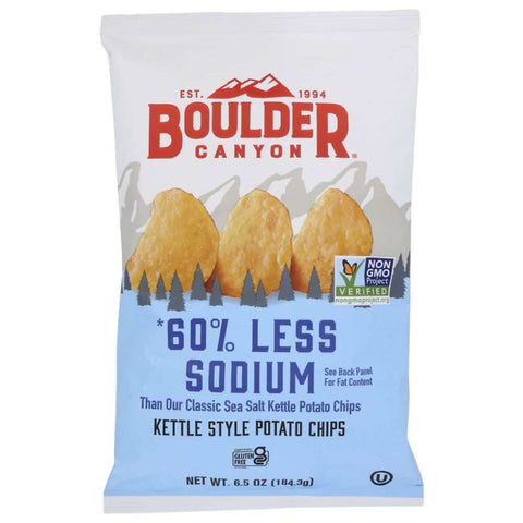 Lightly Salted Classic Potato Chips 6.5 oz Boulder Canyon