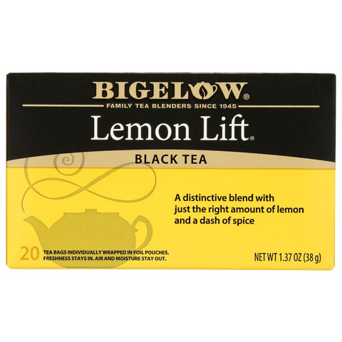 Lemon Lift Black Tea Smooth Blend 20 Bags Bigelow