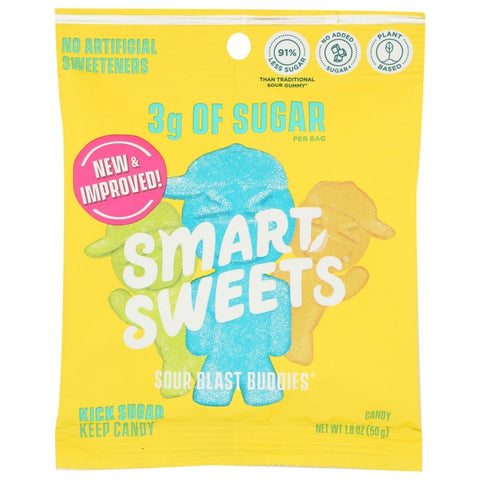 Sour Blast Buddies Sour Gummy Candy 1.8 oz SMARTSWEETS