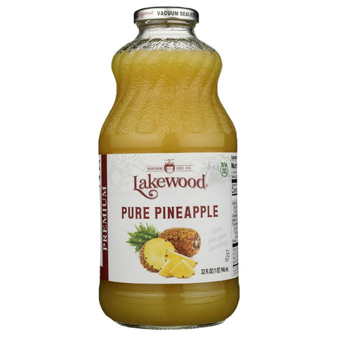 Premium Pure Pineapple Juice 32 fl oz Lakewood