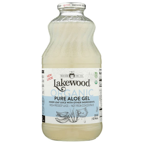 Organic Pure Aloe Gel Juice 32 oz Beverage LAKEWOOD