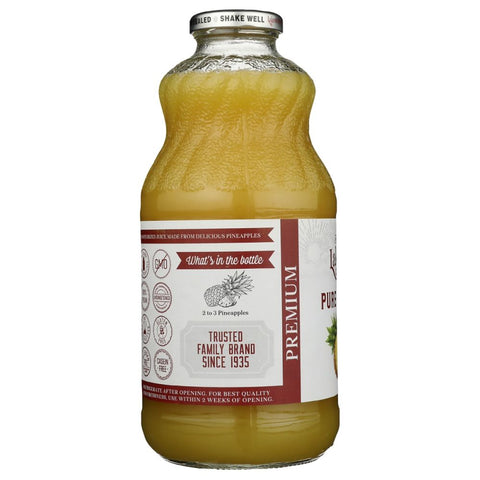 Premium Pure Pineapple Juice 32 fl oz Lakewood