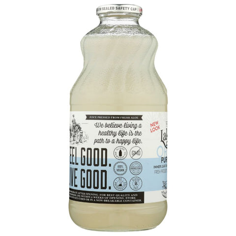 Organic Pure Aloe Gel Juice 32 oz Beverage LAKEWOOD