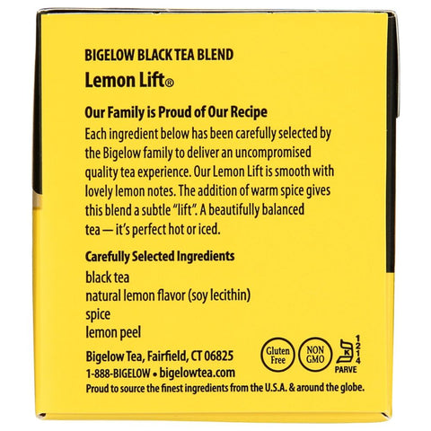 Lemon Lift Black Tea Smooth Blend 20 Bags Bigelow