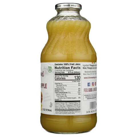 Pure Pineapple Juice 32 oz Premium Juice Lakewood
