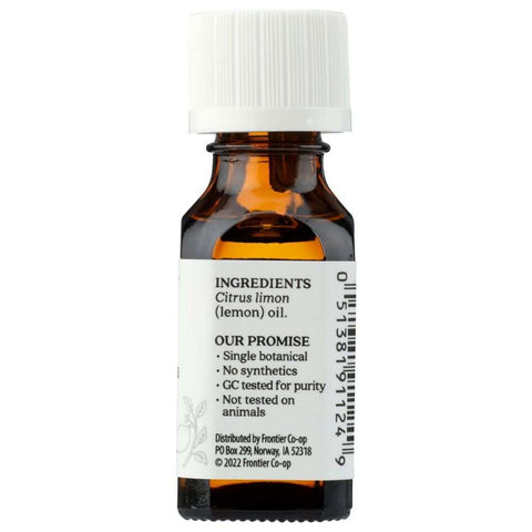 Lemon Essential Oil 0.5 oz Pure Citrus Aroma Aura Cacia