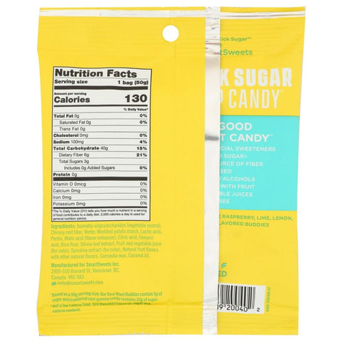 Sour Blast Buddies Sour Gummy Candy 1.8 oz SMARTSWEETS