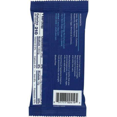Blueberry Natural Boost Protein-Packed Bar RXBAR 1.8oz