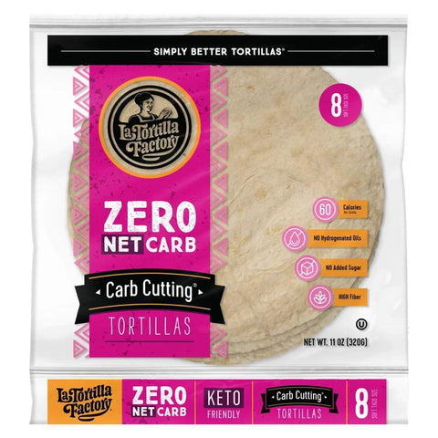 Zero Net Carb Flour Tortillas 8CT La Tortilla Factory