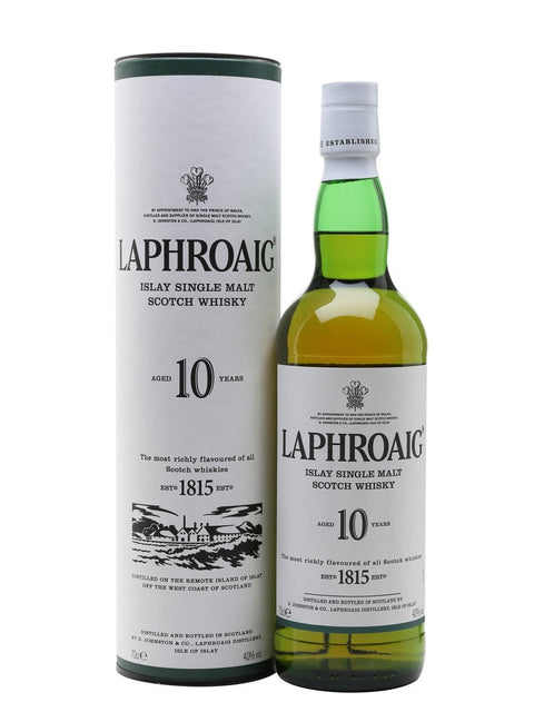 Laphroaig 10yr Islay Single Malt Scotch Whisky 750ML