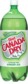 Canada Dry Diet Ginger Ale Bottles