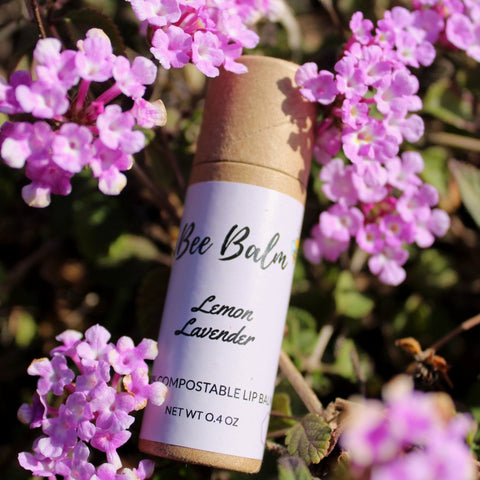 Bee Balm Lemon Lavender Lip Balm 0.4 oz Tubes