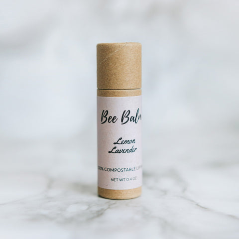 Bee Balm Lemon Lavender Lip Balm 0.4 oz Tubes