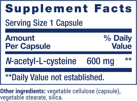 Life Extension  N-Acetyl-L-Cysteine, 600 mg, 60 capsules