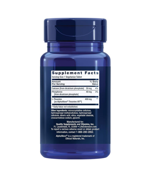 Life Extension Theanine XR™ Stress Relief