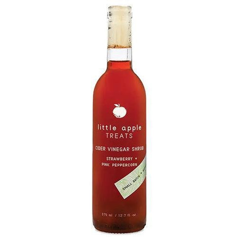 Strawberry & Pink Peppercorn Shrub 375ML Little Apple Treats